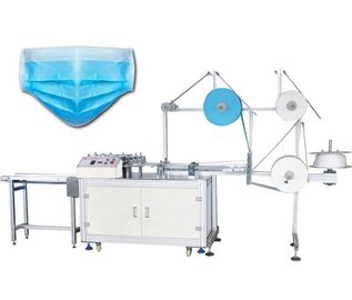 3 Falte 4 Falten-chirurgische Hochgeschwindigkeitsgesichtsmaske, die Maschine herstellt fournisseur